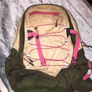 Used north face book bag